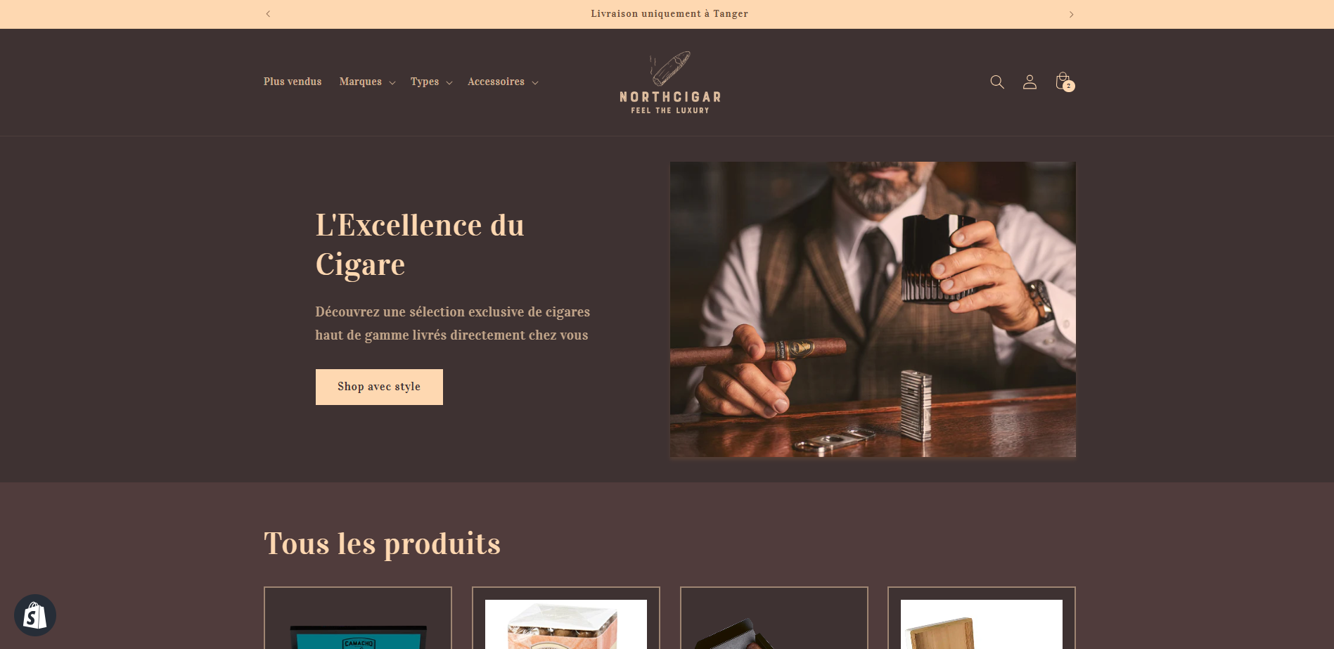 Northcigar - Custom Shopify Cigar Tangier