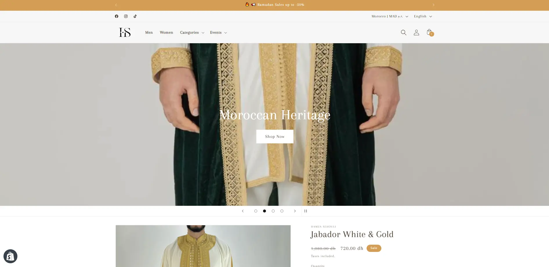 Shopify Traditional Moroccan Clothing